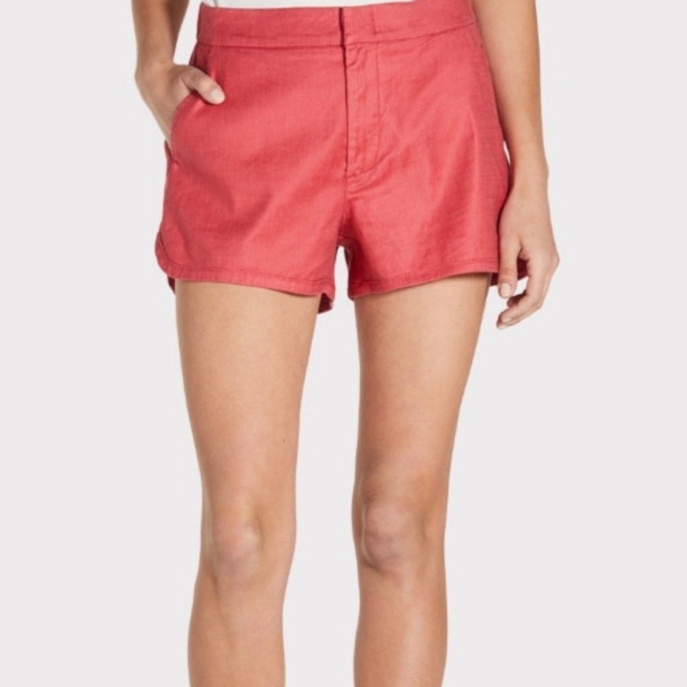 Level 99 NWT from Anthropologie Coral Linen Shorts